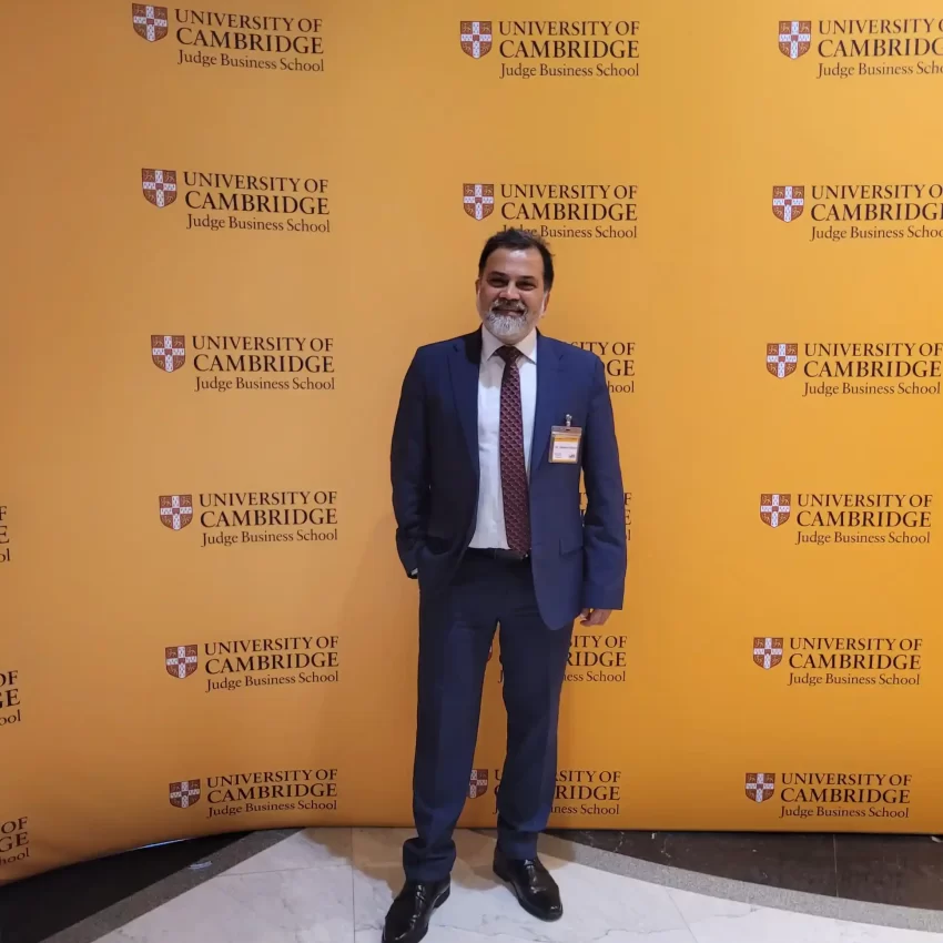 At Cambridge University - Cambridge-India Dialogue