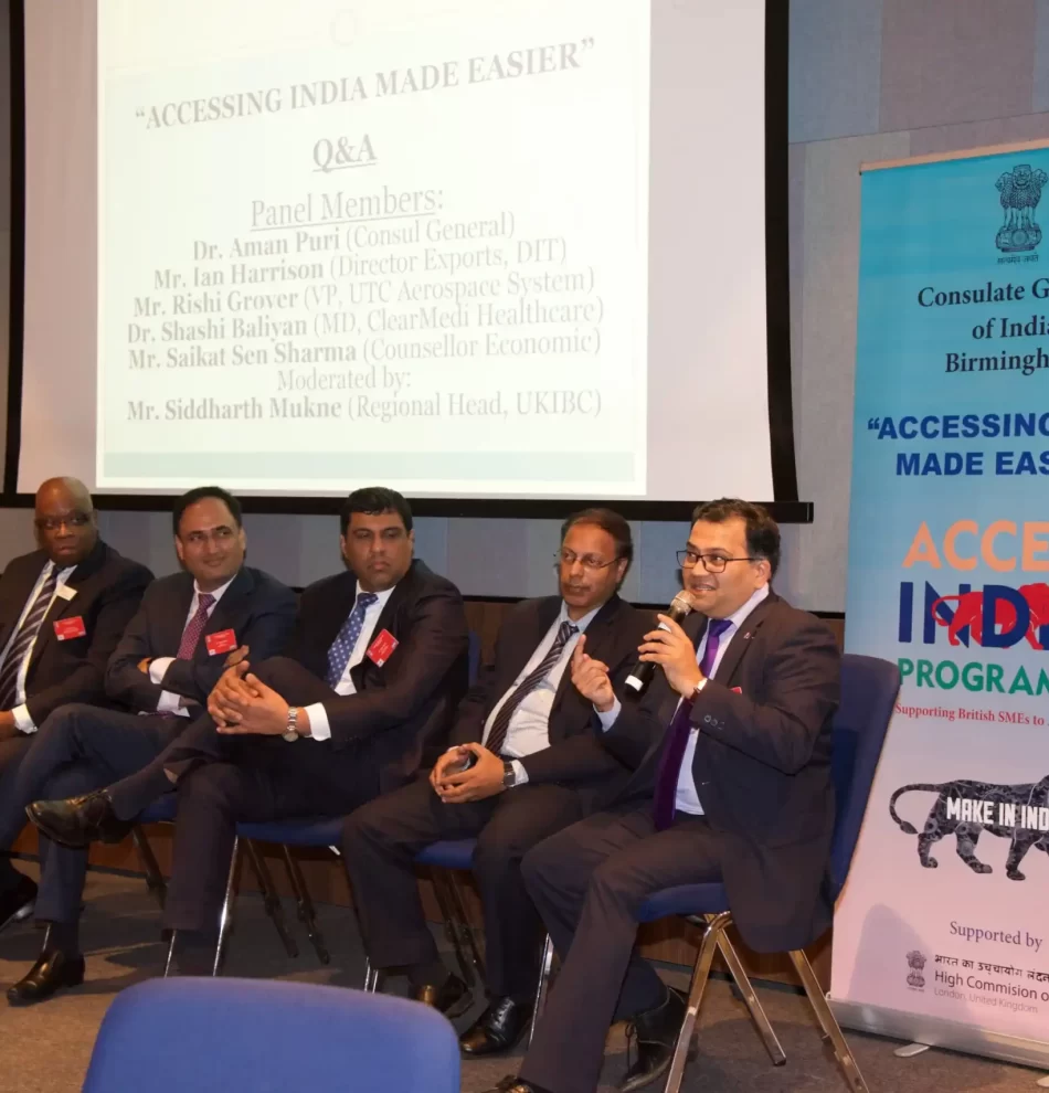 Moderating event- High Commission of India Birmingham