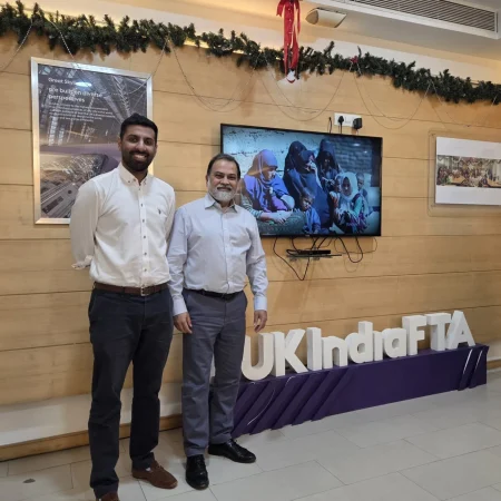 With Danyal Suleman, First Secretary, British High Commission  Mumbai