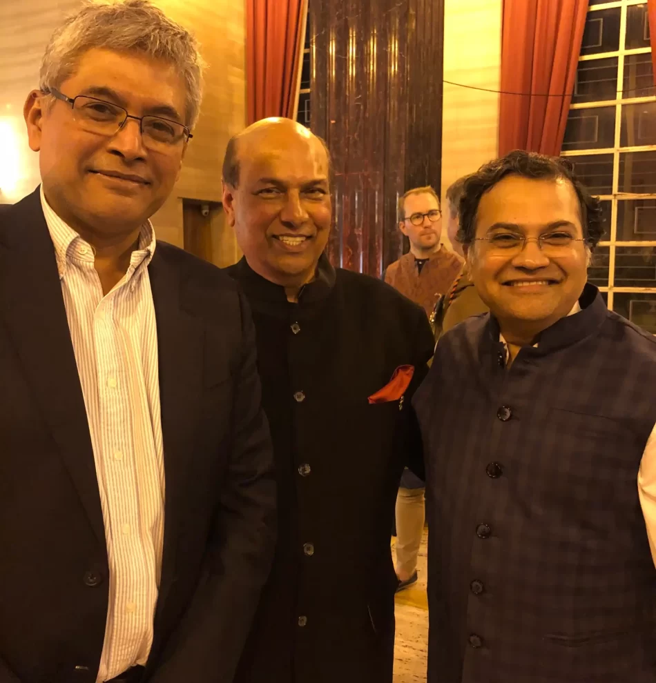 With Consulate General of India, Wales