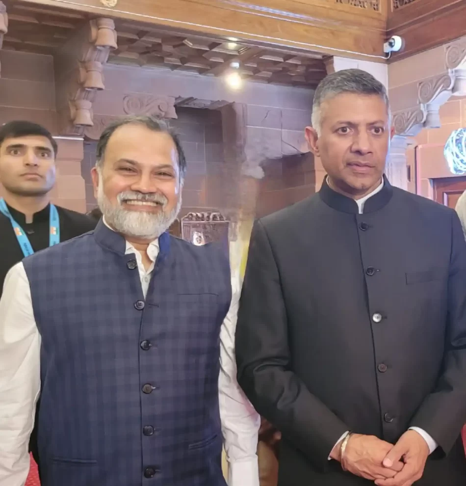 With High Comissioner of India London on 79 Independence day