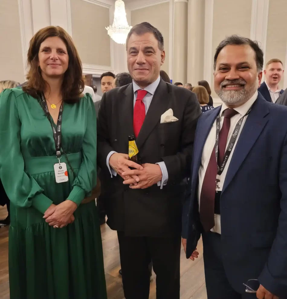 With Lord Karan Bilimoria & Alison barrett MBE, Country Director- British Council India