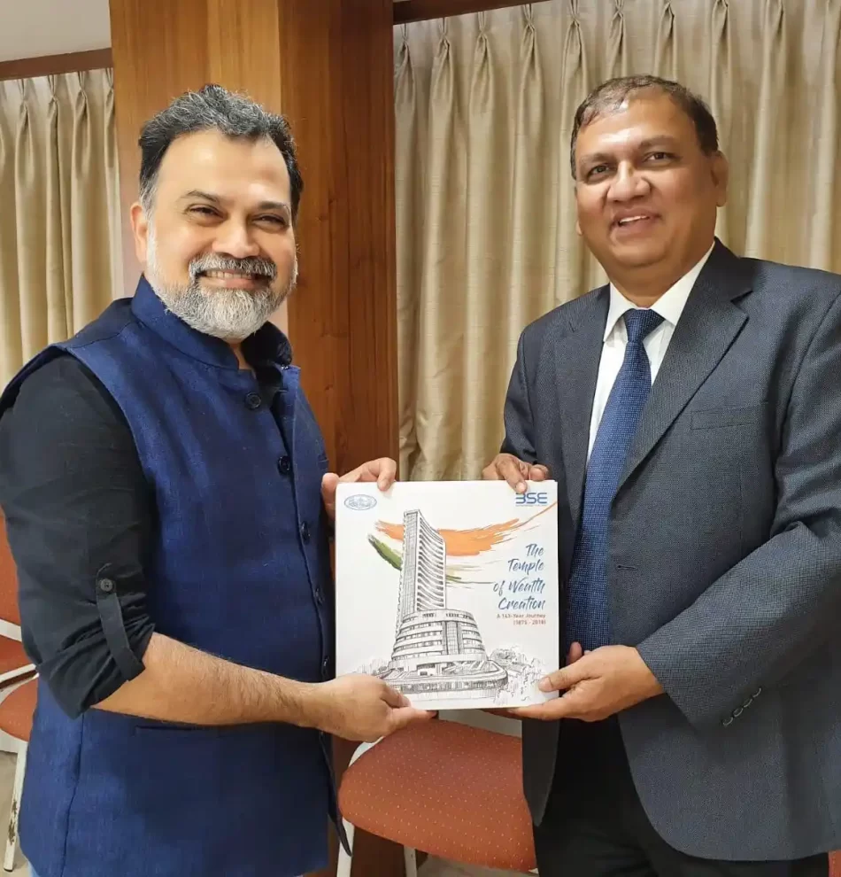 With Managing Director of Bombay Stock Exchange