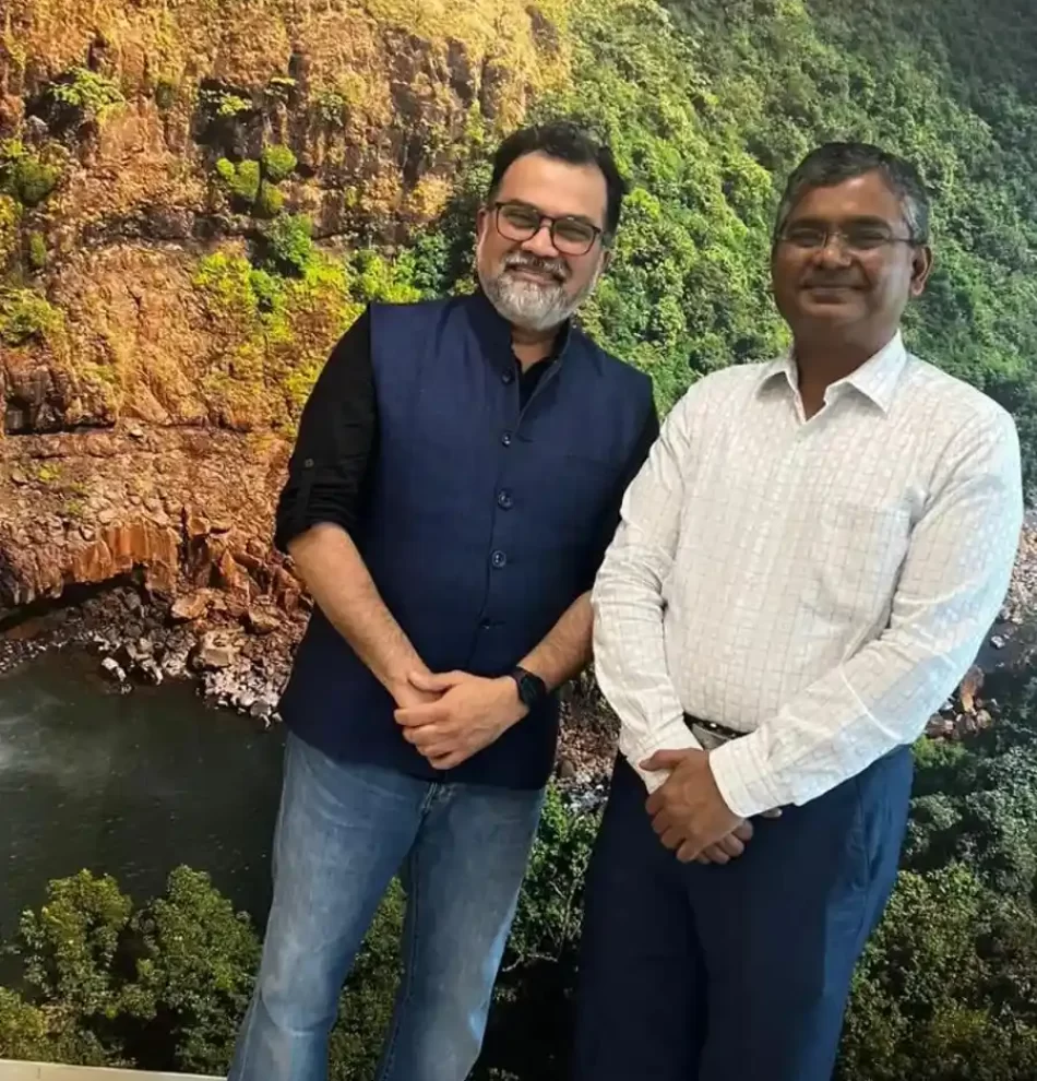 With Principal Secretary of Maharashtra