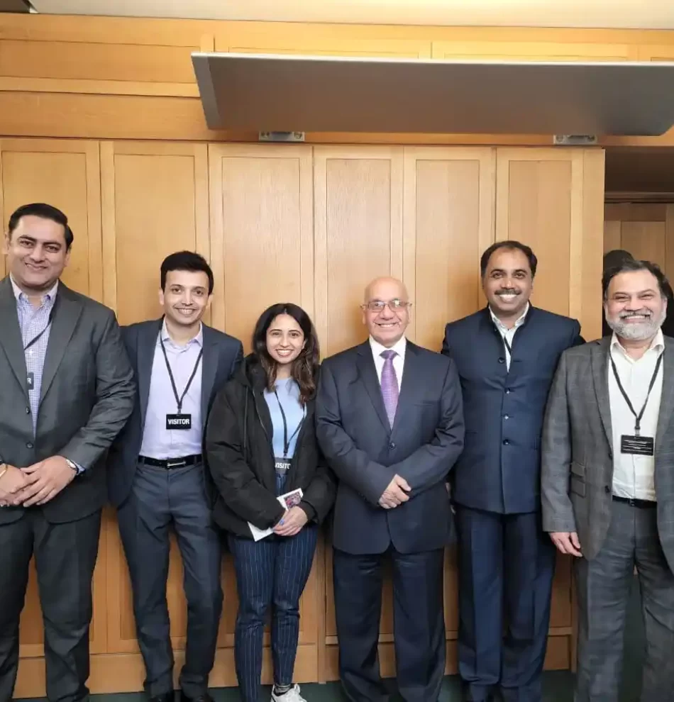 With UK Governement MP, Virendra Sharma & Maharashtra Govt MLA, Sambhaji Patil-Nilangekar